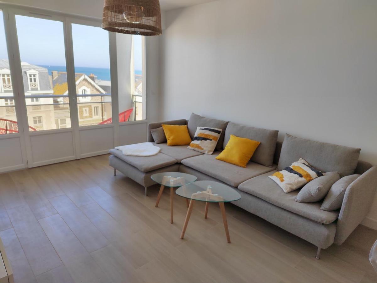 Ker Romain - Sea View - 3 Bedrooms Appt Saint-Malo Luaran gambar